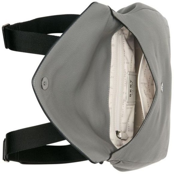 Dkny Bags Dkny Womens Gray Ziggy Convertible Leather Backpack Poshmark